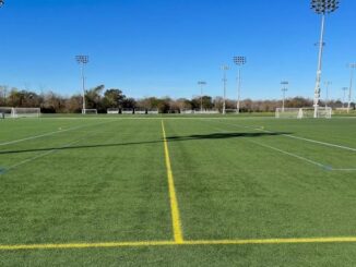 Photo taken January 1, 2025 of Veterans Park soccer fields 7 and 8.