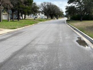 Photo taken January 5, 2025 of Foster Avenue looking south from Walton Drive.