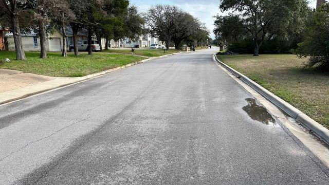 Photo taken January 5, 2025 of Foster Avenue looking south from Walton Drive.