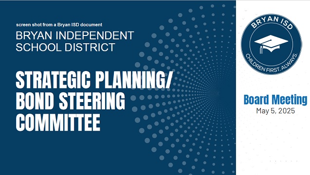 Screen shot from a Bryan ISD document.