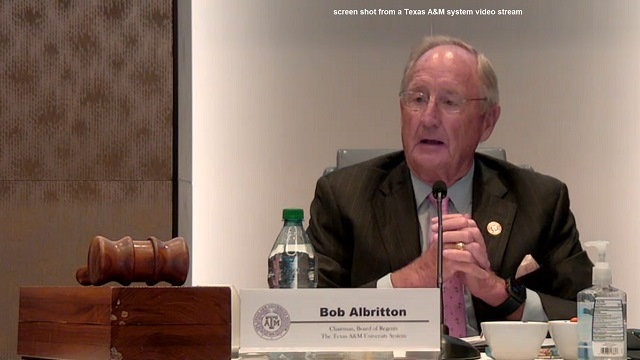 Texas A&M System Board Of Regents Chairman Is Recovering From Surgery