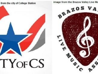 Images from (L-R) the city of College Station and the Brazos Valley Live Music Association.