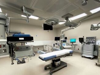 Photo courtesy of Baylor Scott & White of an operating room in the new College Station outpatient surgery center.