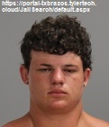 Photo of Cody Tyler Morgan from https://portal-txbrazos.tylertech.cloud/JailSearch/default.aspx