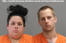 Photos of (L-R) Delia Serna and Lloyd Freeman from https://portal-txbrazos.tylertech.cloud/JailSearch/default.aspx