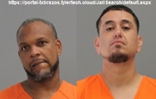 Photos of (L-R) Stephen Madkins and Esteban Chavez from https://portal-txbrazos.tylertech.cloud/JailSearch/default.aspx