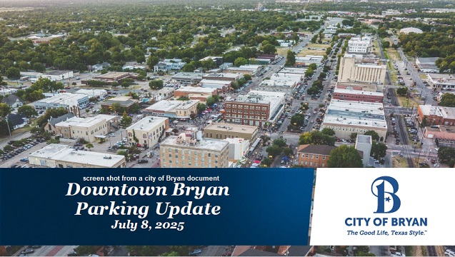 Screen shot from a city of Bryan document.