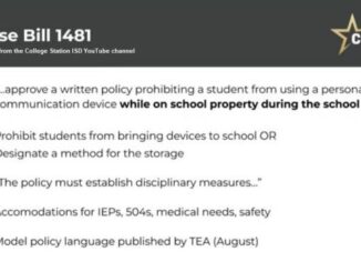Screen shot from the College Station ISD YouTube channel.