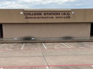 Photo of the College Station ISD administration building taken July 17, 2025.