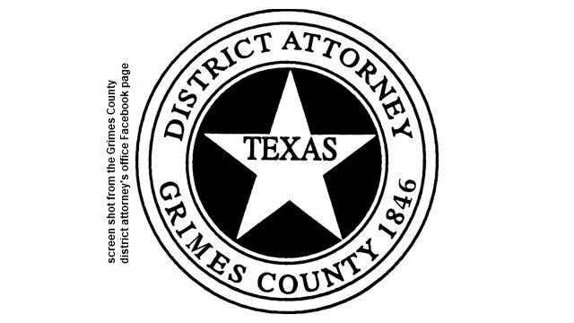 Screen shot from the Grimes County district attorney's office Facebook page.