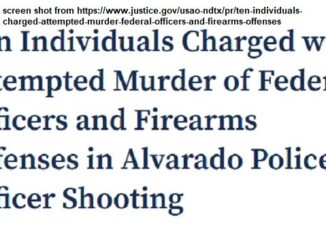 Screen shot from the website of the U.S. attorney's office in Ft. Worth.