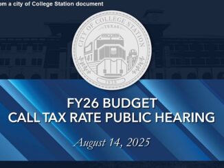 Screen shot from a city of College Station document.