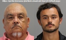Photos of (L-R) Frank Lopez Jr. and Kain Gala from https://portal-txbrazos.tylertech.cloud/JailSearch/default.aspx