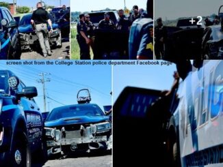 Screen shot from the College Station police department Facebook page.