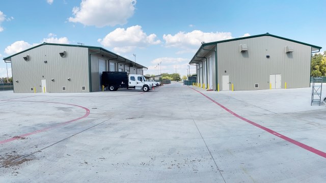 Photo taken September 30, 2025 of the city of College Station's new parks operations center.