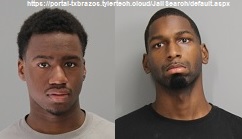 Photos of (L-R) Arjzion Robertson and Craig Chambers from https://portal-txbrazos.tylertech.cloud/JailSearch/default.aspx
