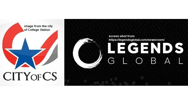Images from the city of College Station and the website of Legends Global.