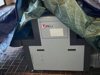 Photo taken October 29, 2025 of the x-ray security scanning machine Brazos County is selling to Burleson County for one dollar.