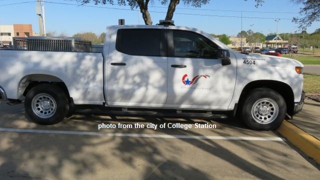 Photo from the city of College Station showing one of the city's animal control trucks on October 24, 2025.