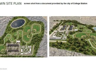 Screen shot from a document provided by the city of College Station.