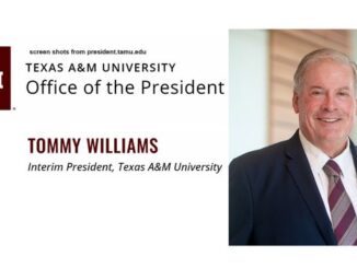 Screen shots from https://president.tamu.edu/