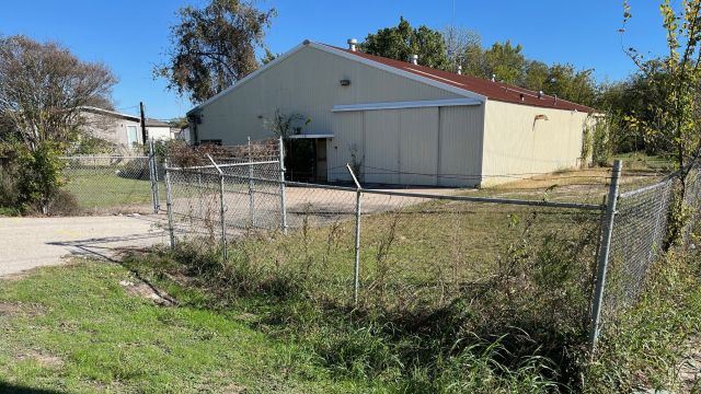 Photo of the Bryan ISD property and warehouse building at 2009 Highway 21 East in Bryan taken November 26, 2025.