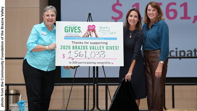 Photo from the Community Foundation of the Brazos Valley.