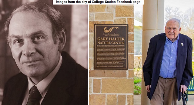 Images of Gary Halter from the city of College Station's Facebook page.