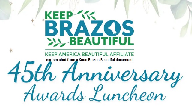 Screen shot from a Keep Brazos Beautiful document.