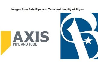 Images from Axis Pipe and Tube and the city of Bryan.