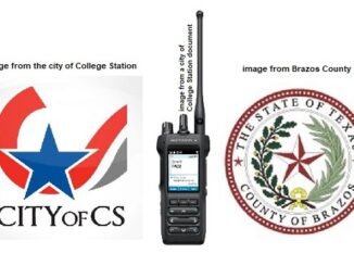 Images on the left and center are from the city of College Station and to the right from Brazos County.