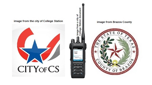 Images on the left and center are from the city of College Station and to the right from Brazos County.