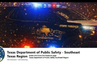 Screen shot from the Facebook page Texas Department of Public Safety-Southeast Texas Region.