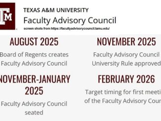 Screen shots from https://facultyadvisorycouncil.tamu.edu/