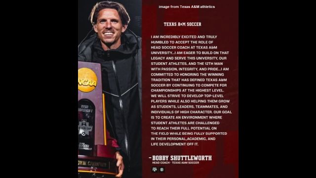 Image from Texas A&M athletics.