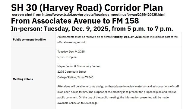 Screen shot from https://www.txdot.gov/projects/hearings-meetings/bryan/2025/120925.html