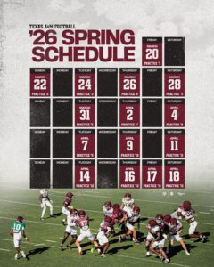 Image screenshot from the Texas A&M Football X page. 