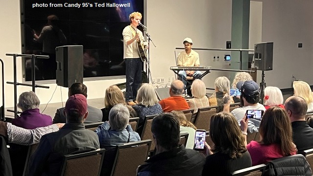 Photo of Aiden Ross at the city of College Station tourism building January 20, 2026. Photo by Candy 95's Ted Hallowell.