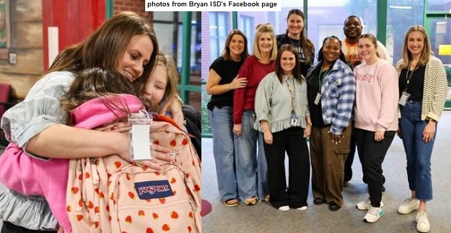 Photos from the Bryan ISD Facebook page.