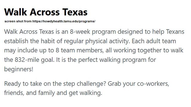 Screen shot from https://howdyhealth.tamu.edu/programs/