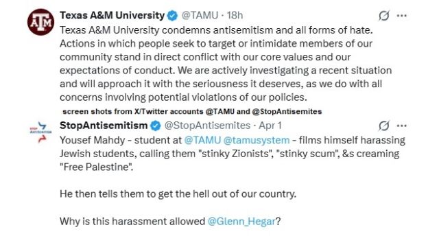 Texas A&M Investigating An Anti Semitism Complaint