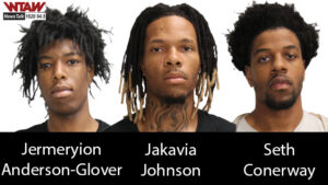 Three suspects in apartment shooting