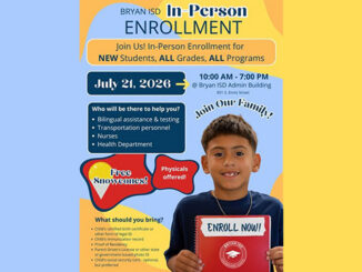 image for Bryan ISD new student registration 2026-27