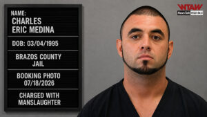 Mugshot of Charles Medina from the Brazos County Jail