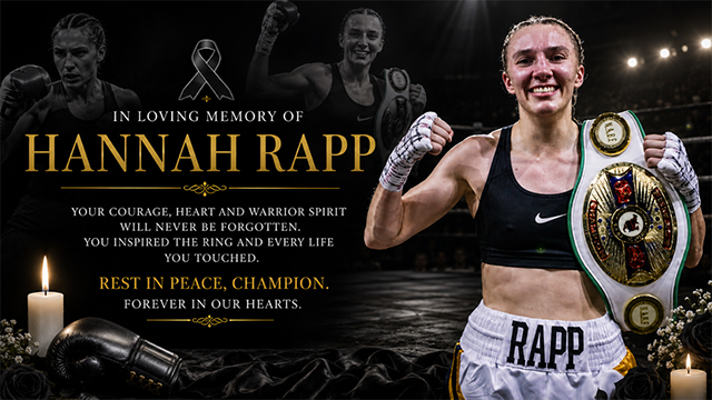 image of Hannah Rapp Tribute from World Boxing Council Website (wbcboxing.com)