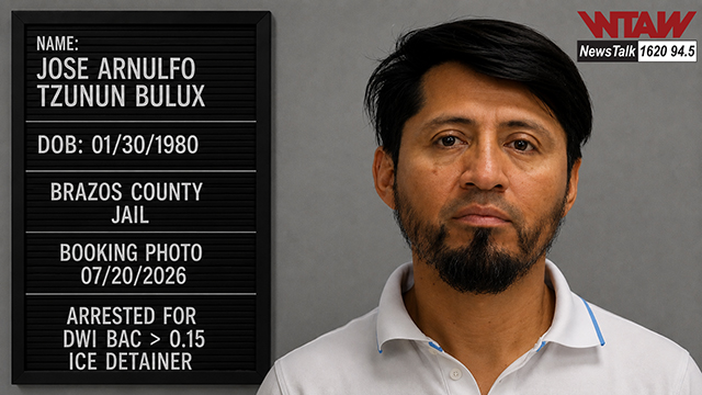 Booking photo of Jose Arnulfo Tzunun Bulux from Brazos County Jail